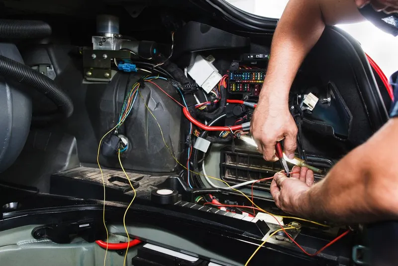electrical car repair , car electric issue with